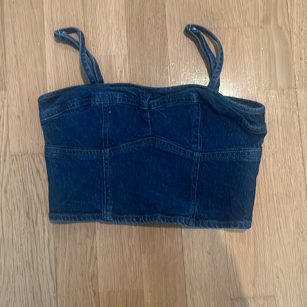Denim Tank top worn once